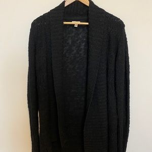 Black Knit Cardigan
